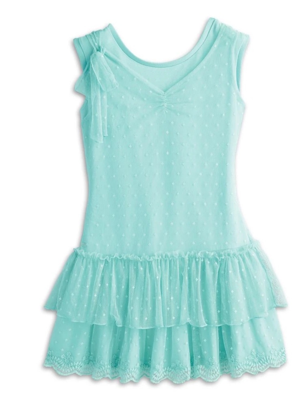 American Girl The Spring Breeze Dress Set Mint Green size 16
